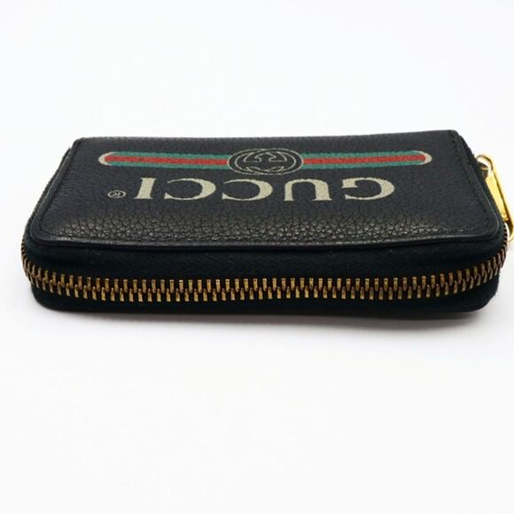 Gucci Around Zip Coin Case Leather Wallet - Picture 2 of 12